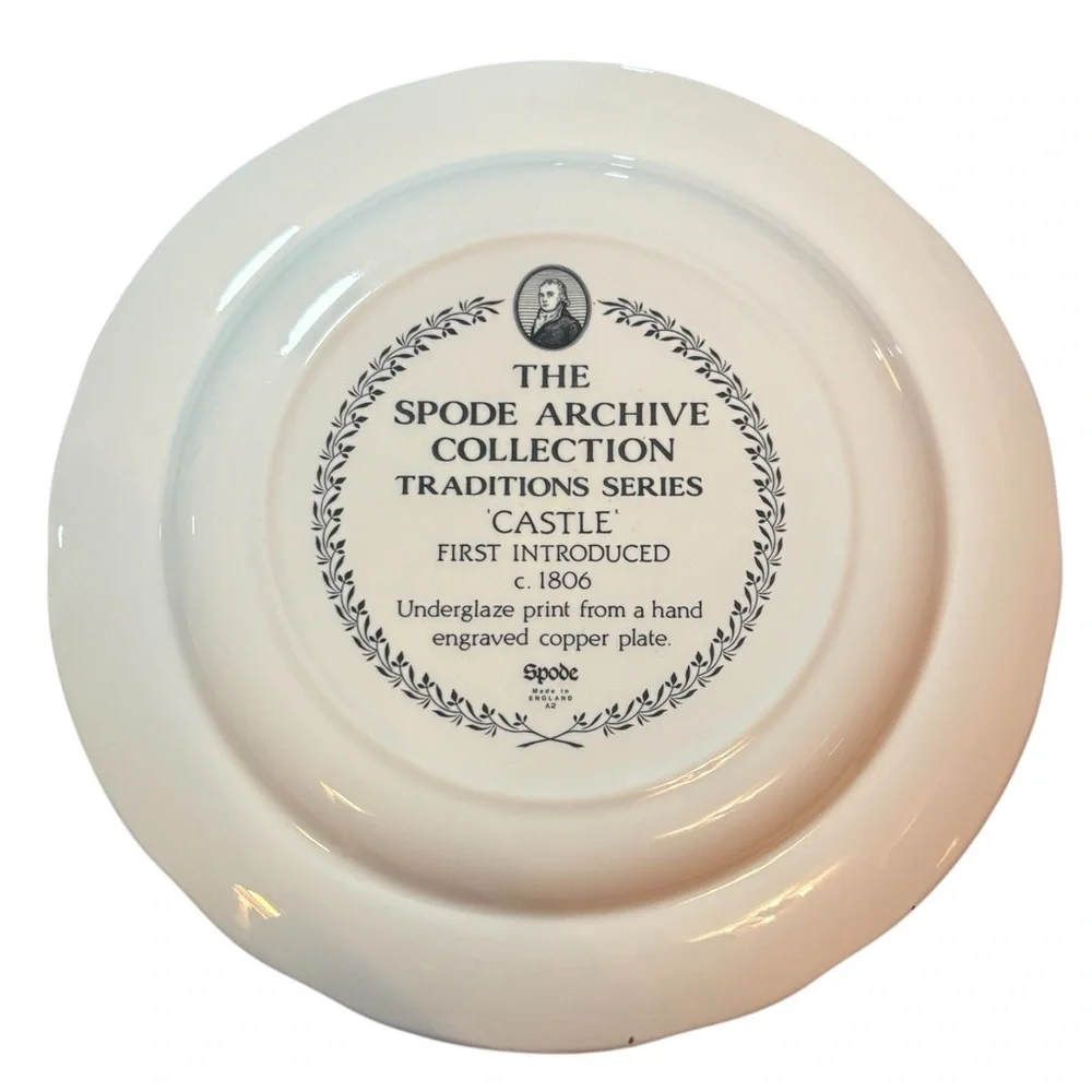 Spode Archive Collection Black Castle dinner plate